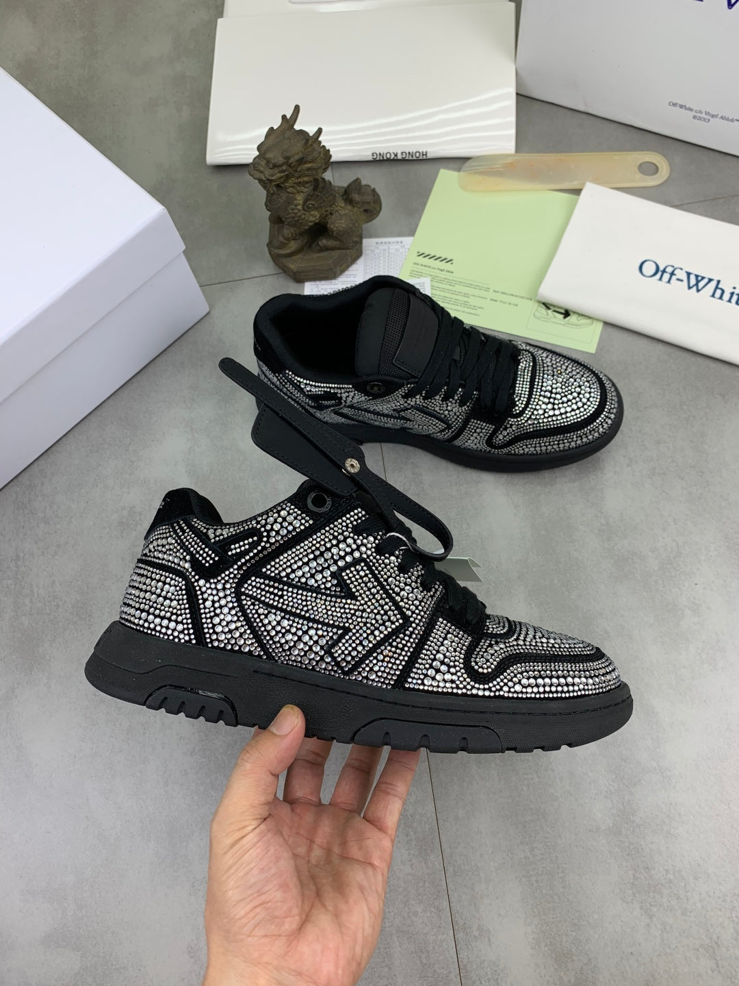 OFF-WHITE Classic Rhinestone Casual Shoes