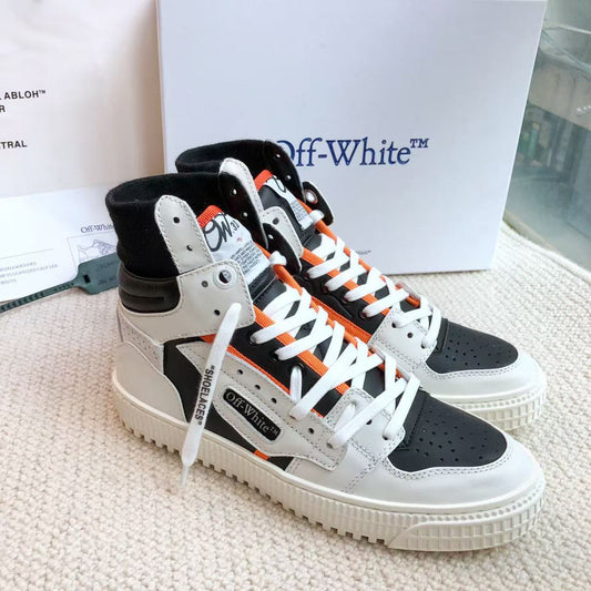 Off-white  Unisex High-Top Casual Shoes
