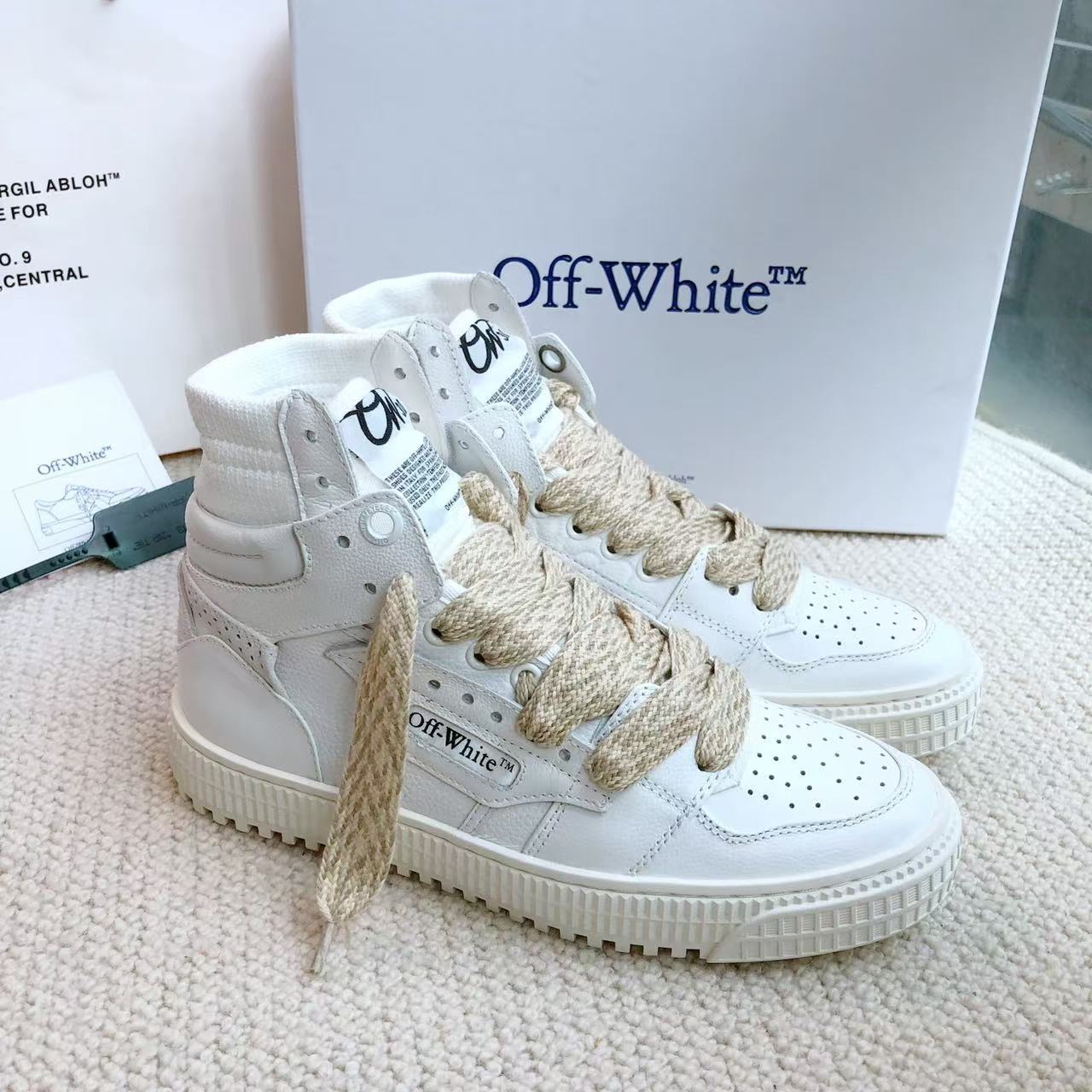 Off  Unisex High-Top Casual Shoes