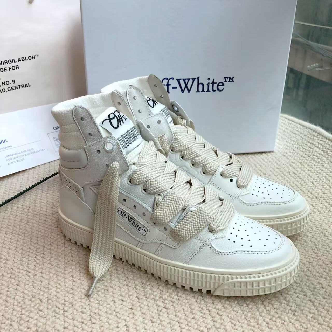 Off  Unisex High-Top Casual Shoes
