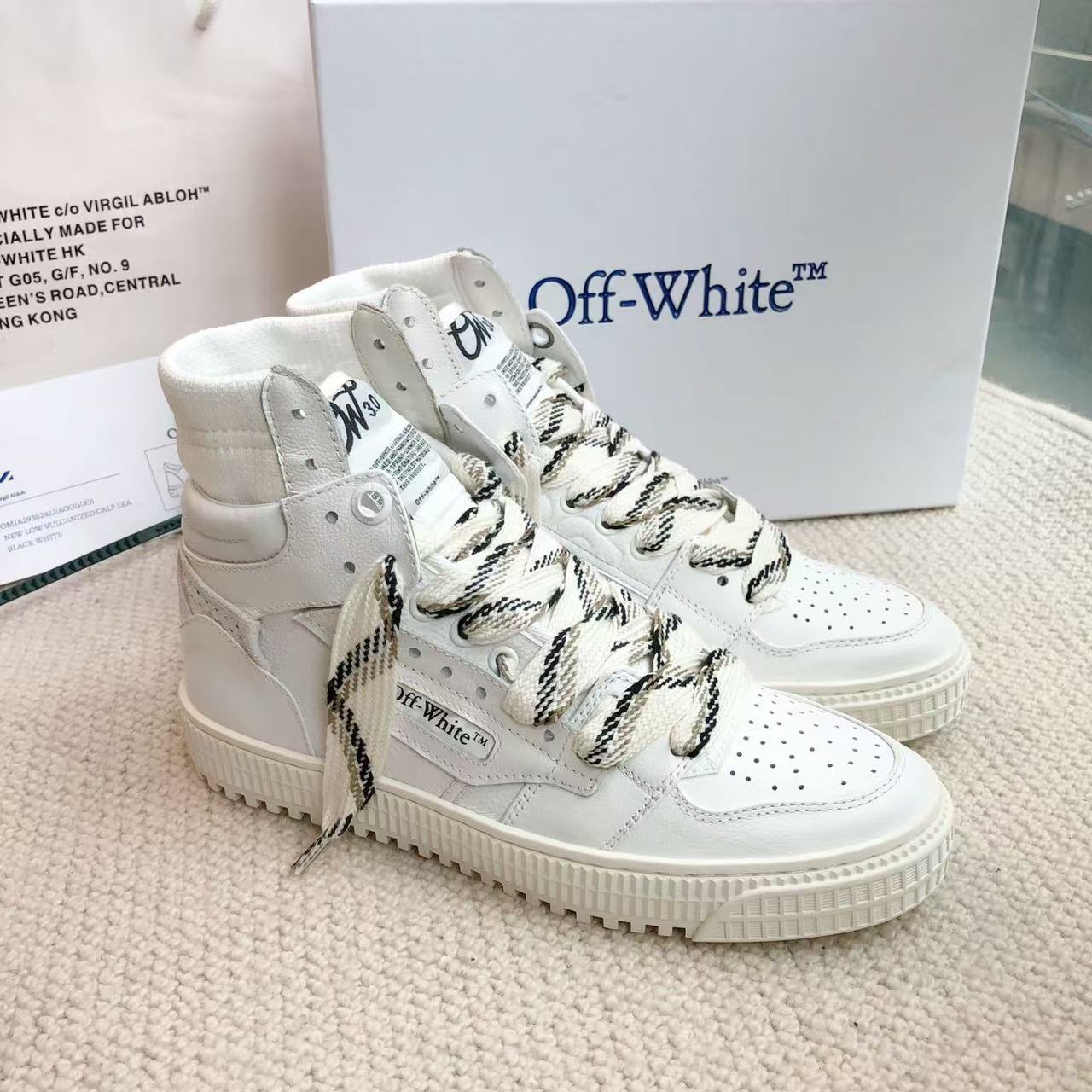Off  Unisex High-Top Casual Shoes