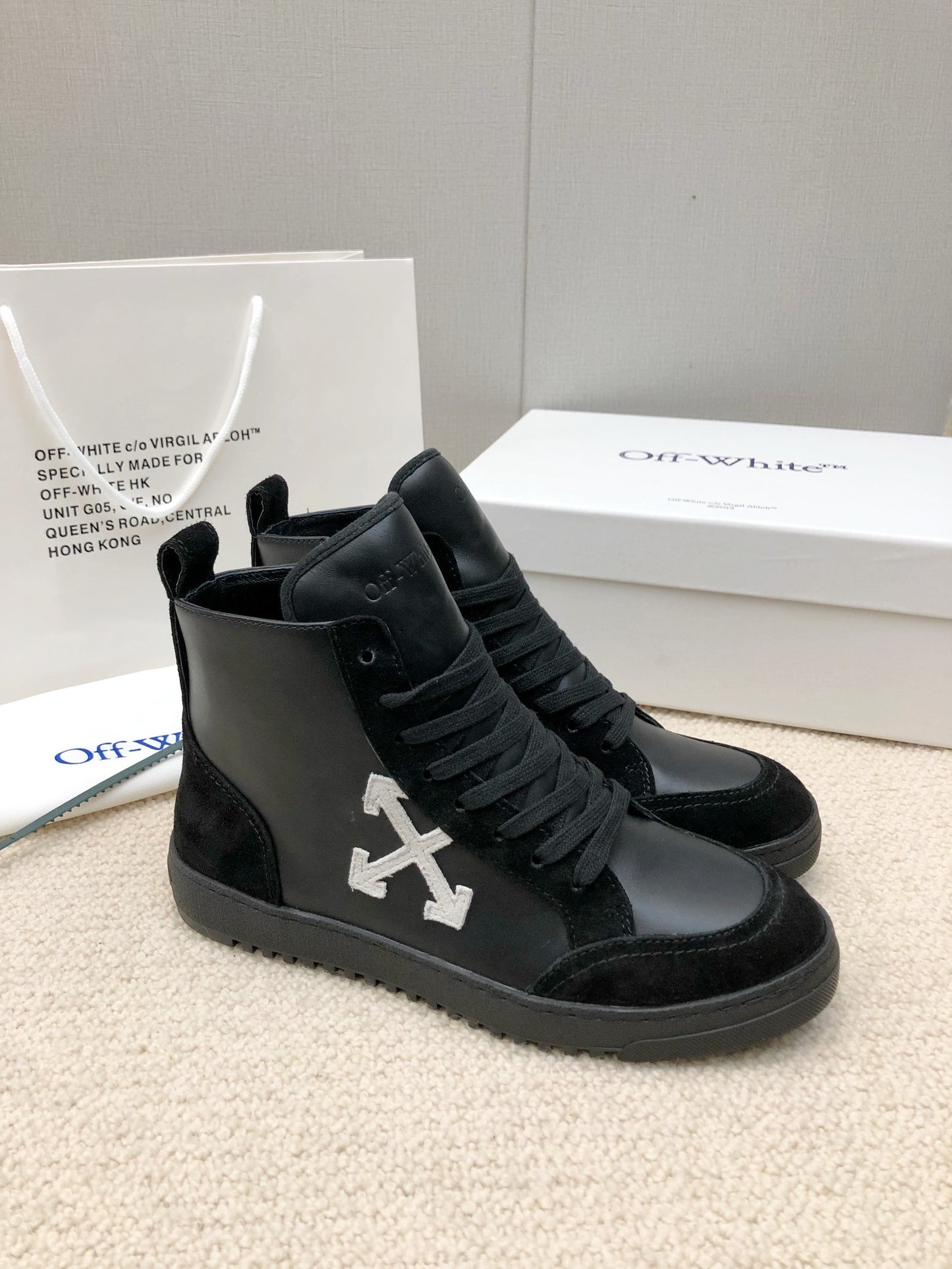 Off  Unisex High-Top Casual Shoes