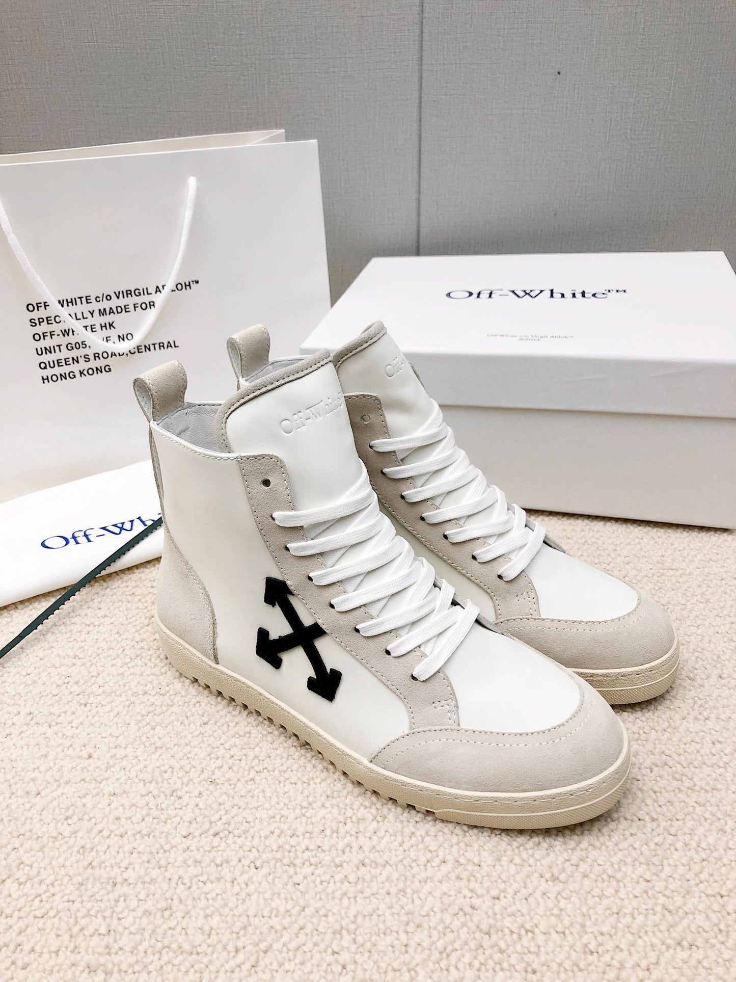 Off  Unisex High-Top Casual Shoes