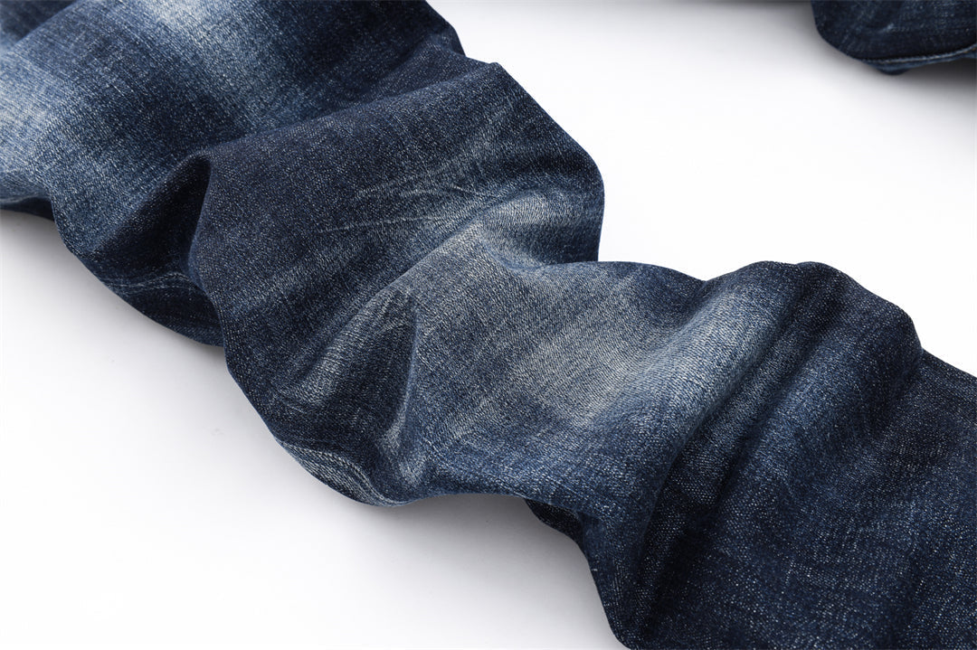 DSQ2 Men's Slim Fit Jeans – Dark Wash Stretch Denim