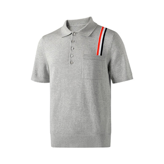 Men's Knitted Polo Shirt | 100% Cotton | Quality Craftsmanship