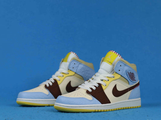Air Jordan 1 Mid-Top Sneakers (Men's & Women's)