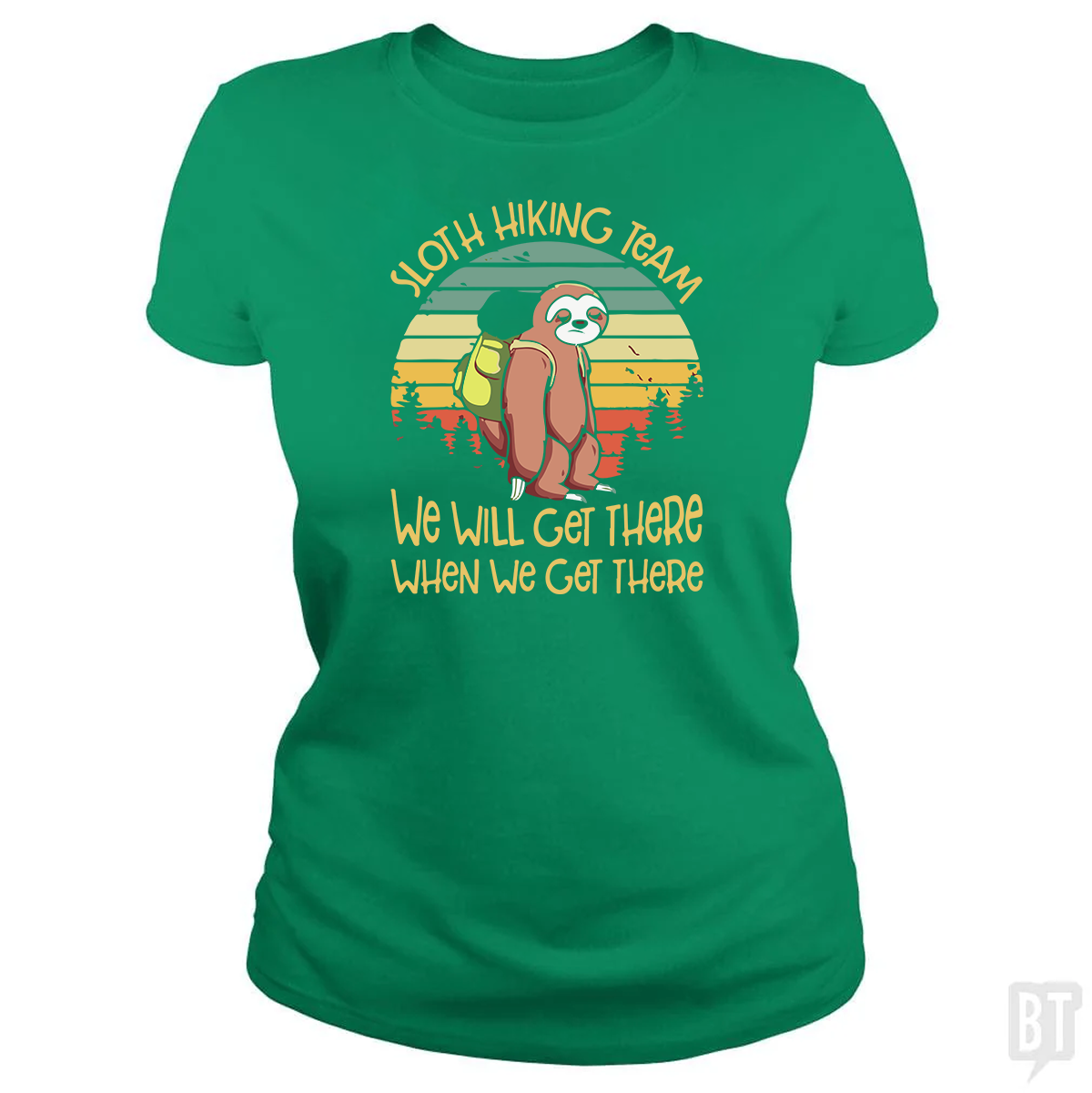 Funny Sloth Hiking Team