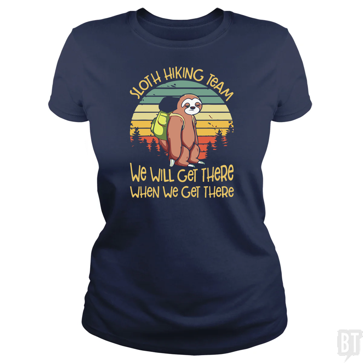 Funny Sloth Hiking Team
