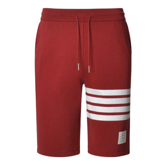 Thom BrowneMen's Casual Shorts - Cotton Signature 4-Bar Detail