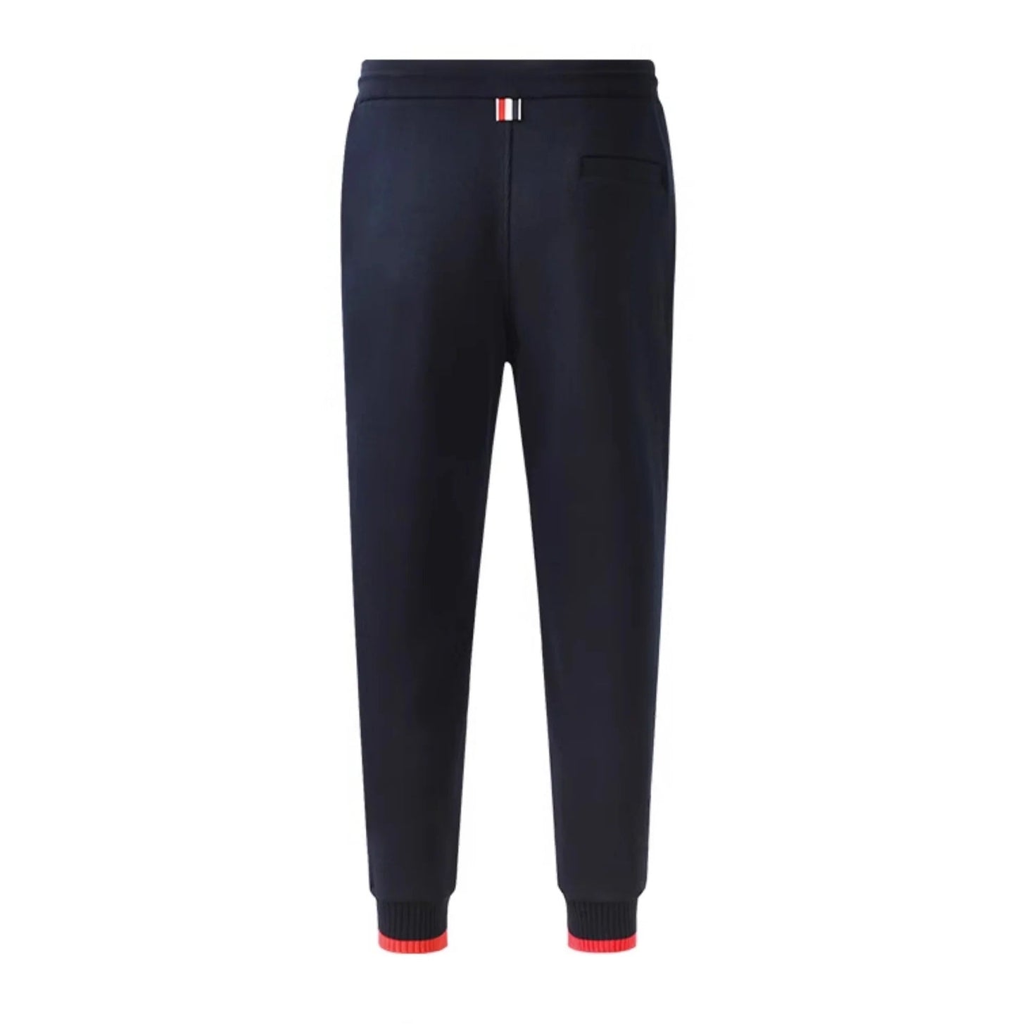 Thom BrowneMen's Sports Pants - 100% Cotton with 4-Bar Stripe Detail