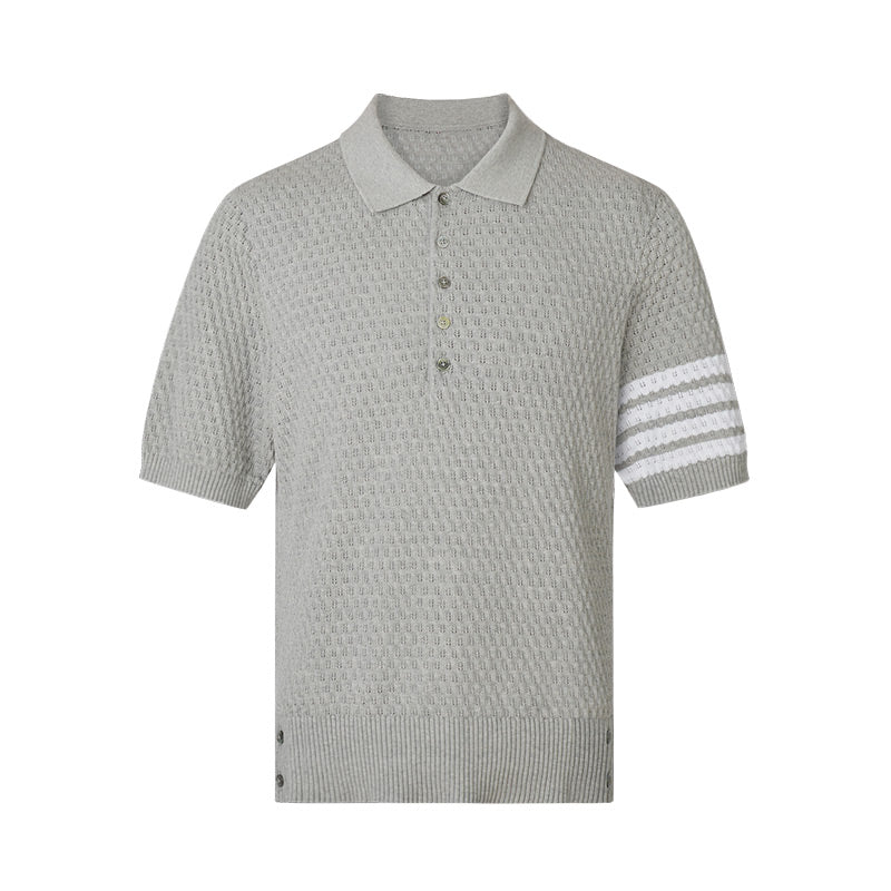 2025  Knitted Polo Shirt