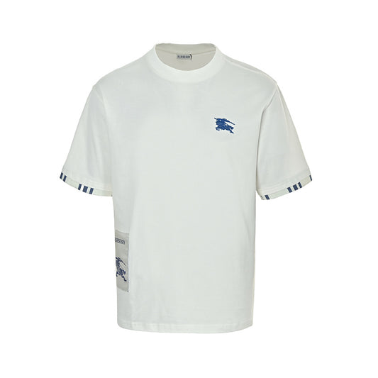 Burberry Embroidered Short-Sleeve T-Shirt