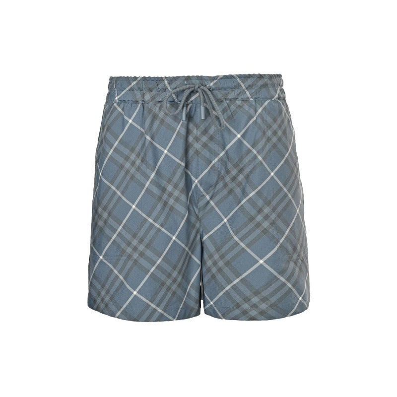 Burberry Diagonal Plaid Shorts