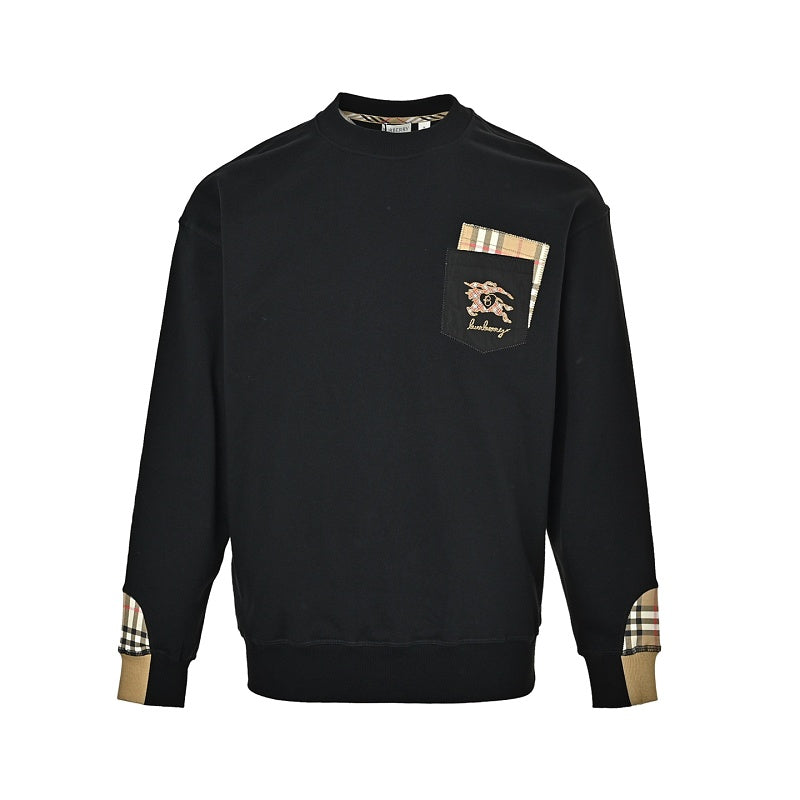 Burberry Embroidered Crewneck Sweatshirt