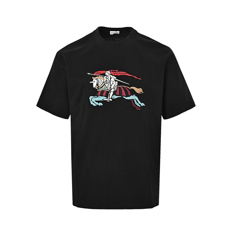 Burberry Embroidered Short-Sleeve T-Shirt