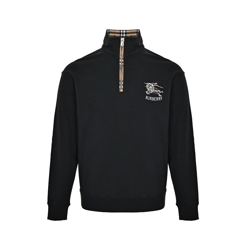 Burberry Half-Zip Collar Sweatshirt