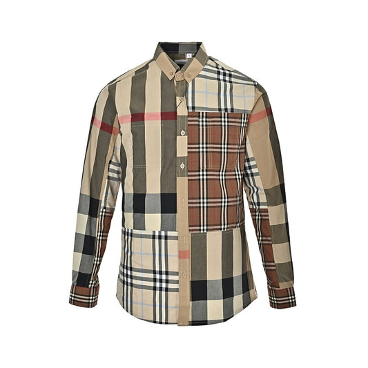 Burberry Classic Plaid-Panel Shirt
