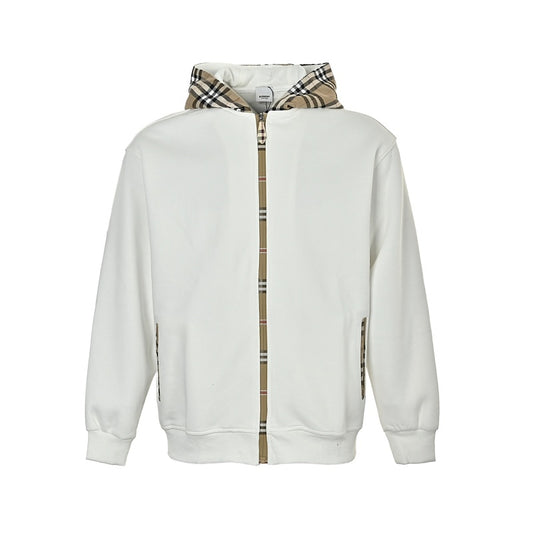 Burberry Check-Panel Jacket