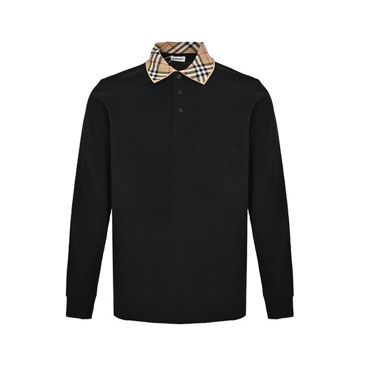 Burberry Long-Sleeve Polo Shirt