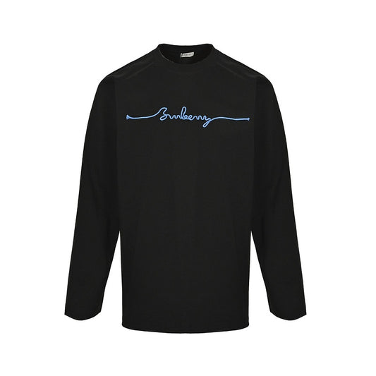 Burberry Embroidered Long-Sleeve T-Shirt