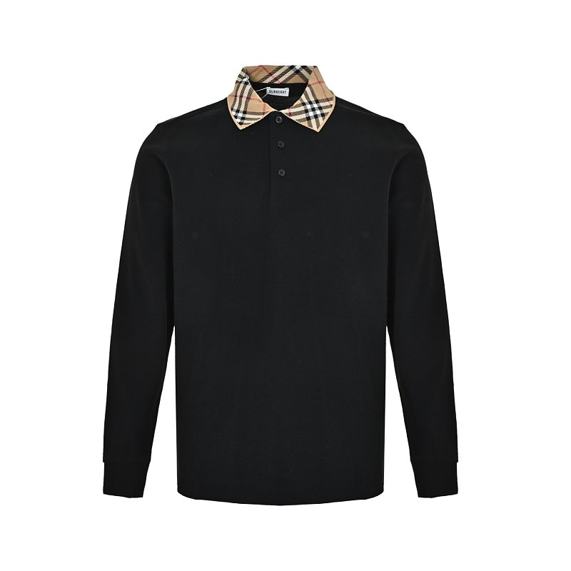 Burberry Long-Sleeve Polo Shirt