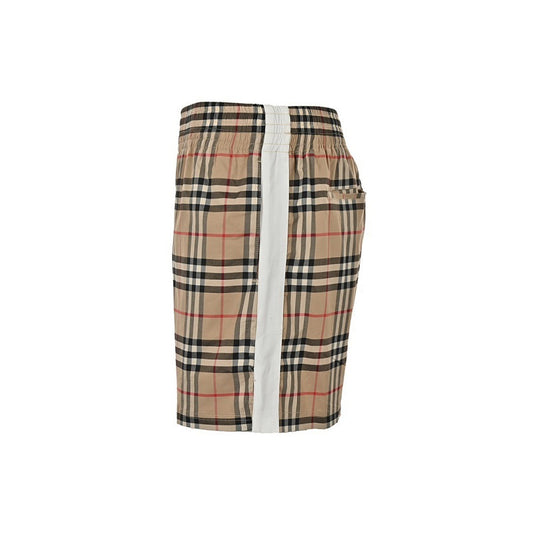 Burberry Webbing-detail plaid shorts