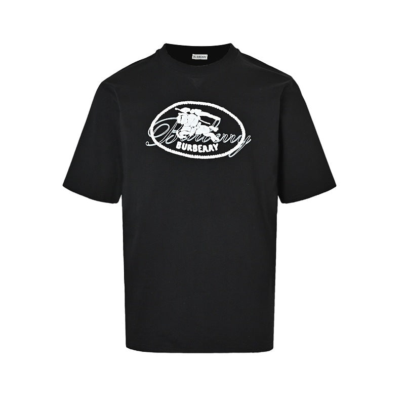 Burberry Embroidered Short-Sleeve T-Shirt