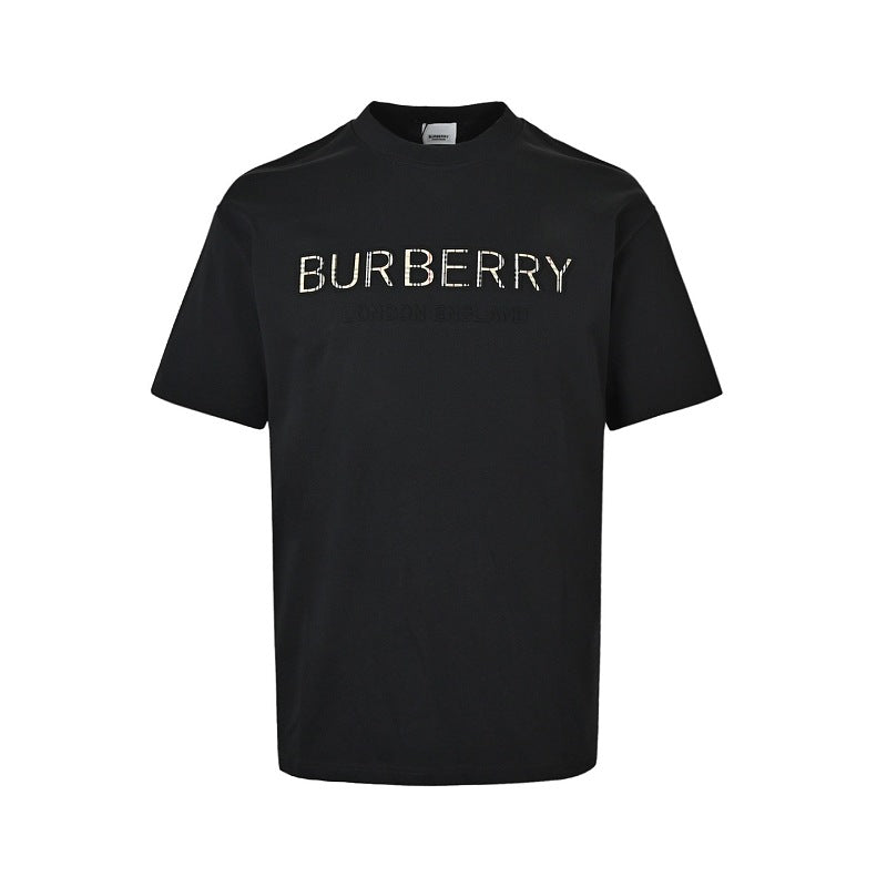 Burberry Embroidered Short-Sleeve T-Shirt