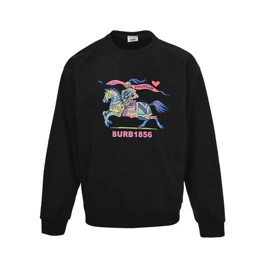 Burberry Colorful Print Crew-Neck Sweatshirt