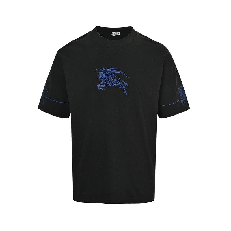 Burberry Embroidered Short-Sleeve T-Shirt