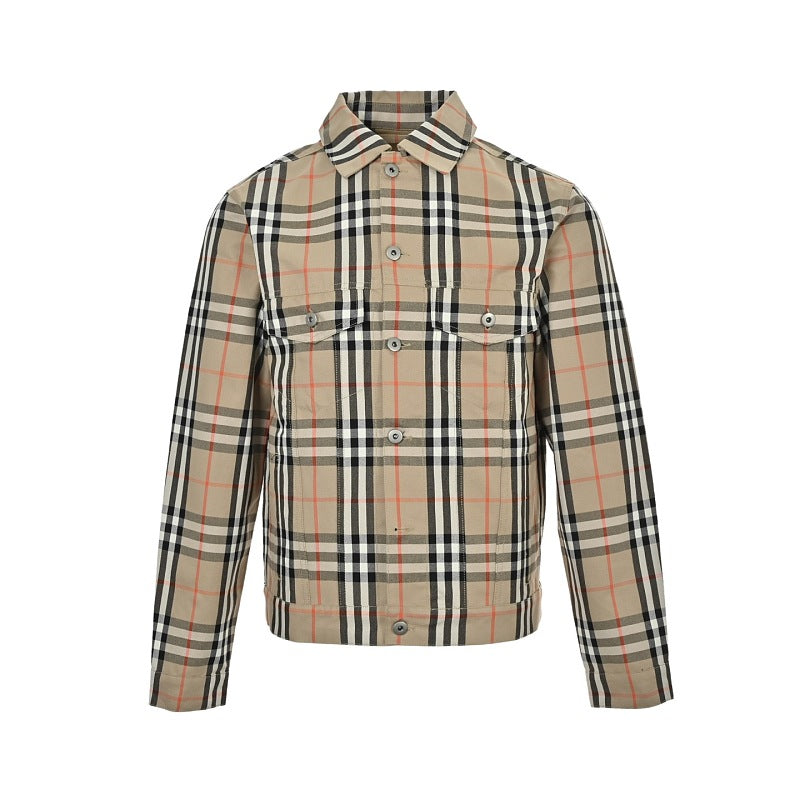 Burberry Plaid Jacket