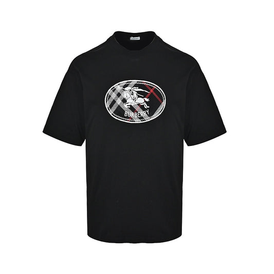 Burberry Plaid Short-Sleeve T-Shirt