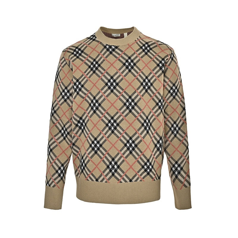 Burberry Argyle Knit Sweater