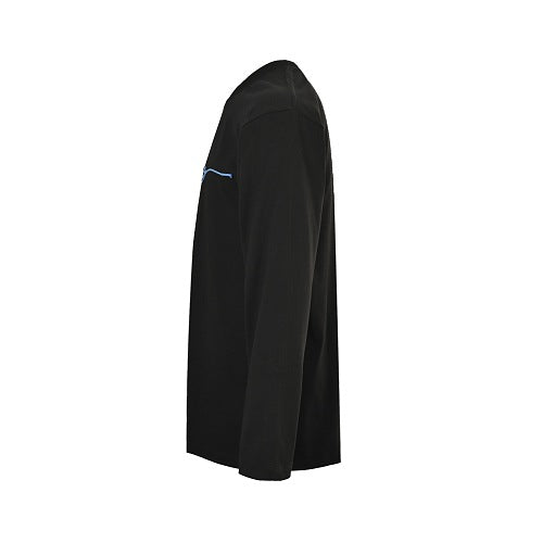 Burberry Embroidered Long-Sleeve T-Shirt