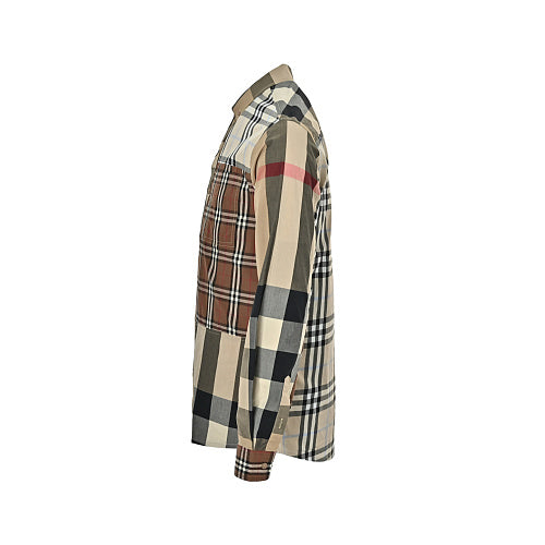 Burberry Classic Plaid-Panel Shirt
