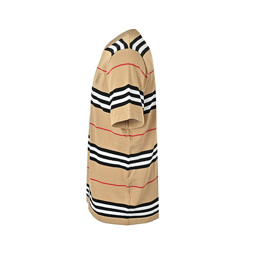 Burberry Striped Short-Sleeve Knit T-Shirt