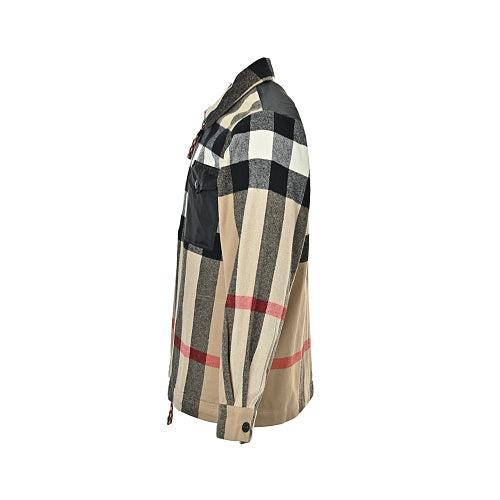 Burberry Plaid Shirt Jacket