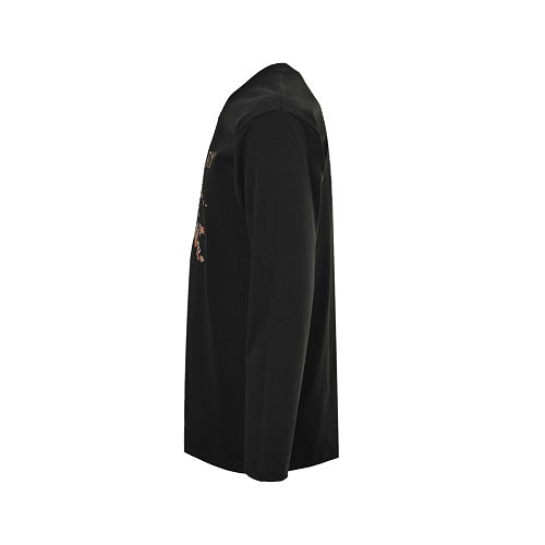 Burberry Embroidered Long-Sleeve T-Shirt