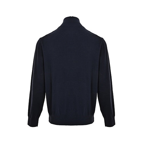 Burberry Zip-neck knit sweater