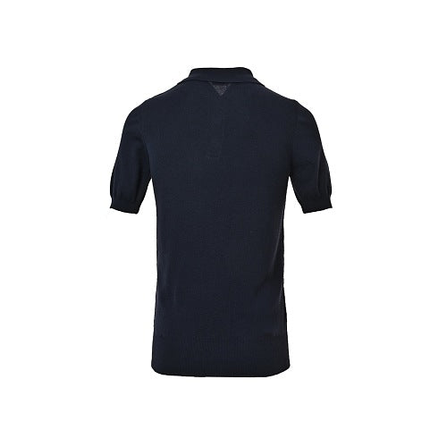 Burberry Short-Sleeve Knitted Polo Shirt