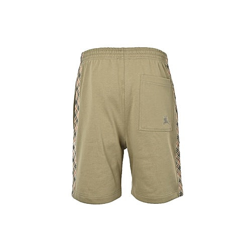 Burberry Shorts with Plaid Side Tape