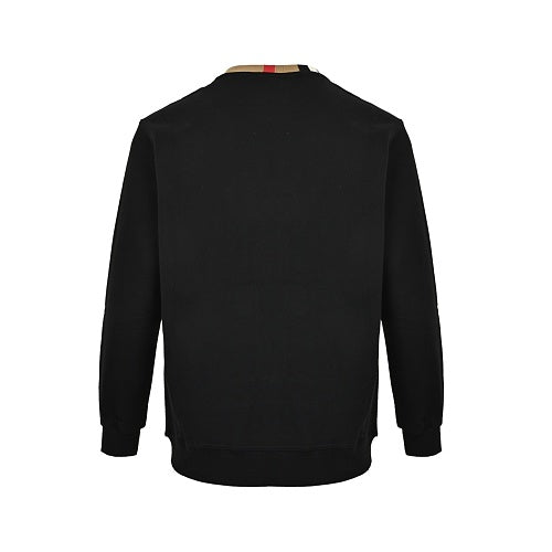 Burberry Checkered Crew-Neck Sweatshirt