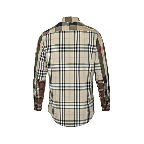 Burberry Classic Plaid-Panel Shirt