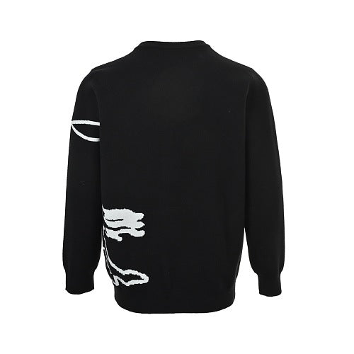 Burberry Jacquard Crew-Neck Sweater