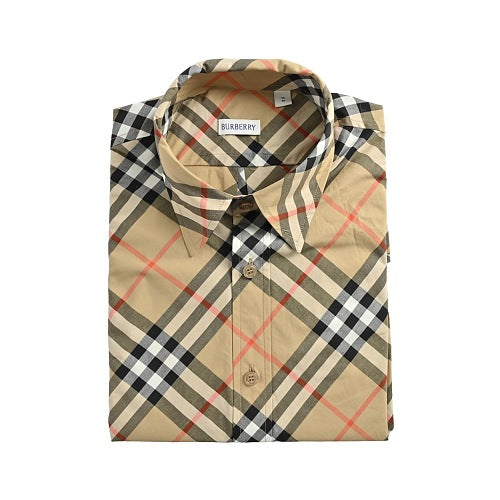 Burberry Short-sleeved plaid shirt