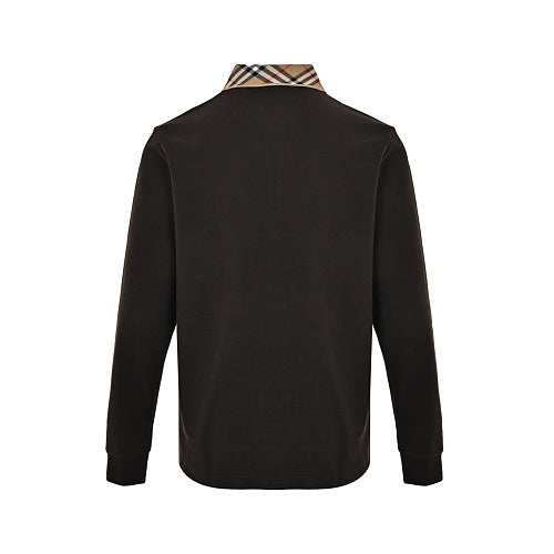 Burberry Long-Sleeve Polo Shirt