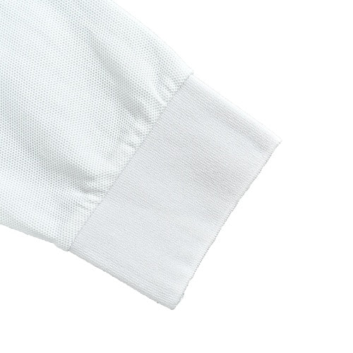 Burberry Long-Sleeve Polo with Checkered Collar