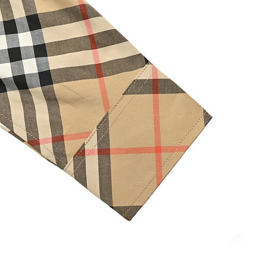 Burberry Long-sleeve diagonal plaid shirt