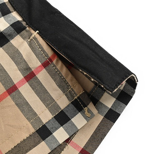 Burberry Webbing-detail plaid shorts