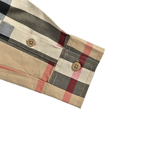 Burberry Large-Check Lapel Shirt Jacket